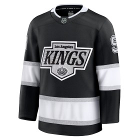Män Ishockey Los Angeles Kings tröja Fanatics Premium Adrian Kempe 2024-25 Svart Hemma